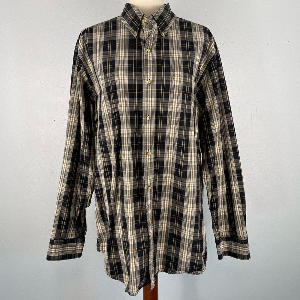 Covington Button Down Dress Shirt Size L EUC